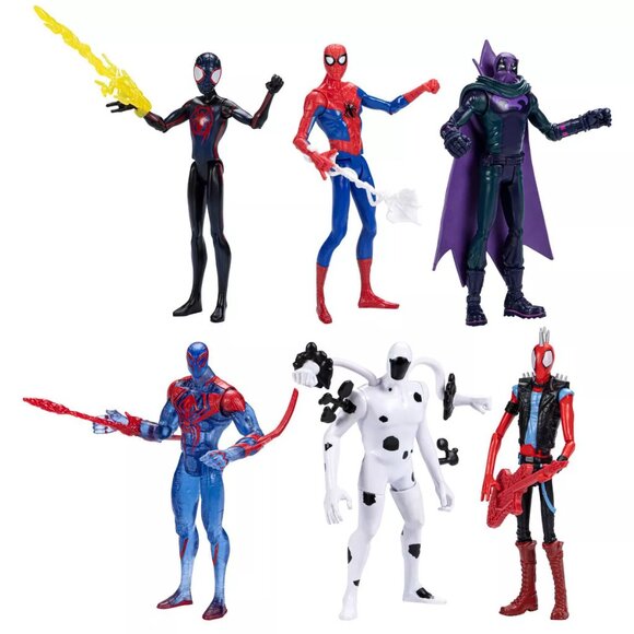 Marvel Spider-Man: Across the Spider-Verse Ultimate Showdown Action Figures 6-Pk - Picture 4 of 4